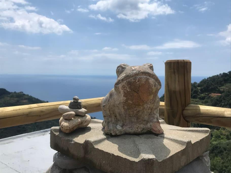 Вілла La Finestra Sul Mare A Drignana Вернацца Екстер'єр фото