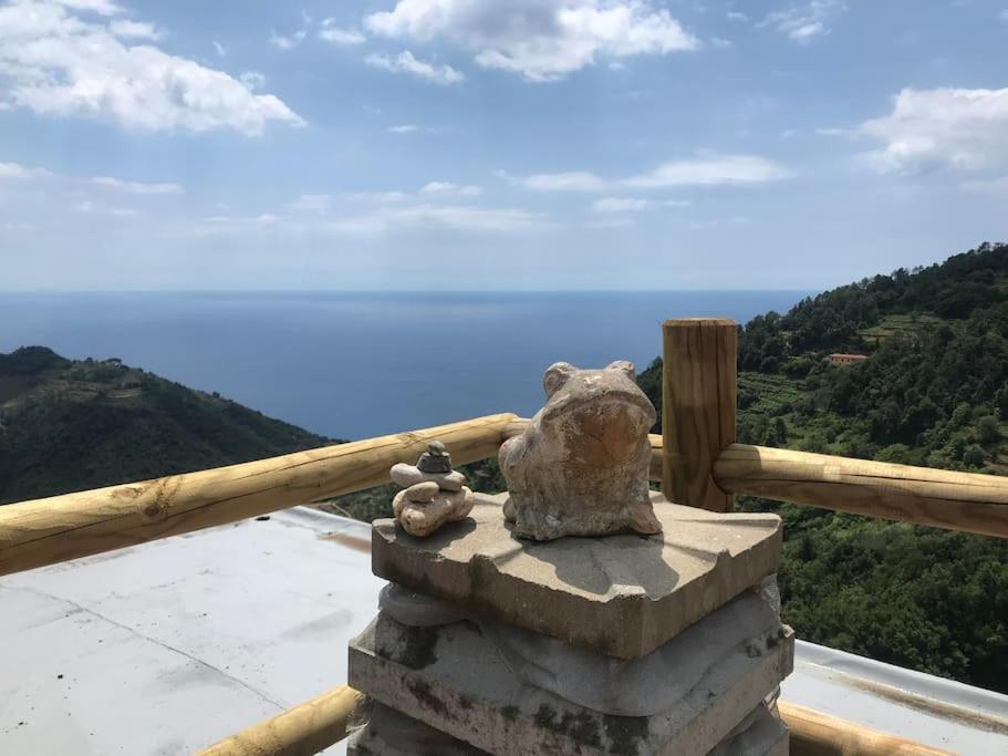 Вілла La Finestra Sul Mare A Drignana Вернацца Екстер'єр фото